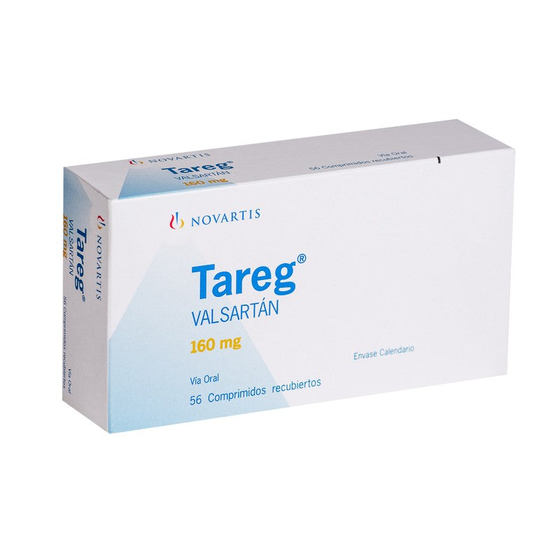 Tareg Comprimidos 160 mg x 56 (Valsartan)