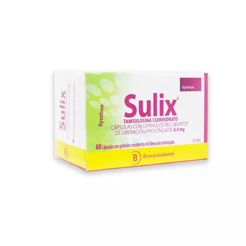 Sulix Cápsulas 0,4 mg x 60 (Tamsulosina)