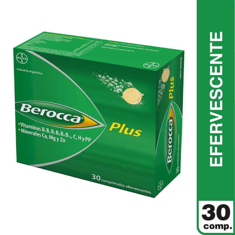 Berocca Plus Comprimidos Efe x 30 (Vit/Min)