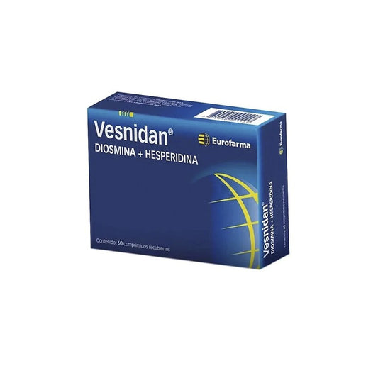 Vesnidan Comprimidos 500 mg x 60 (Diosmina/Hesperidina)
