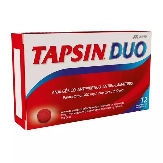 Tapsin Duo Comprimidos x 30 (Paracetamol/Ibuprofeno)