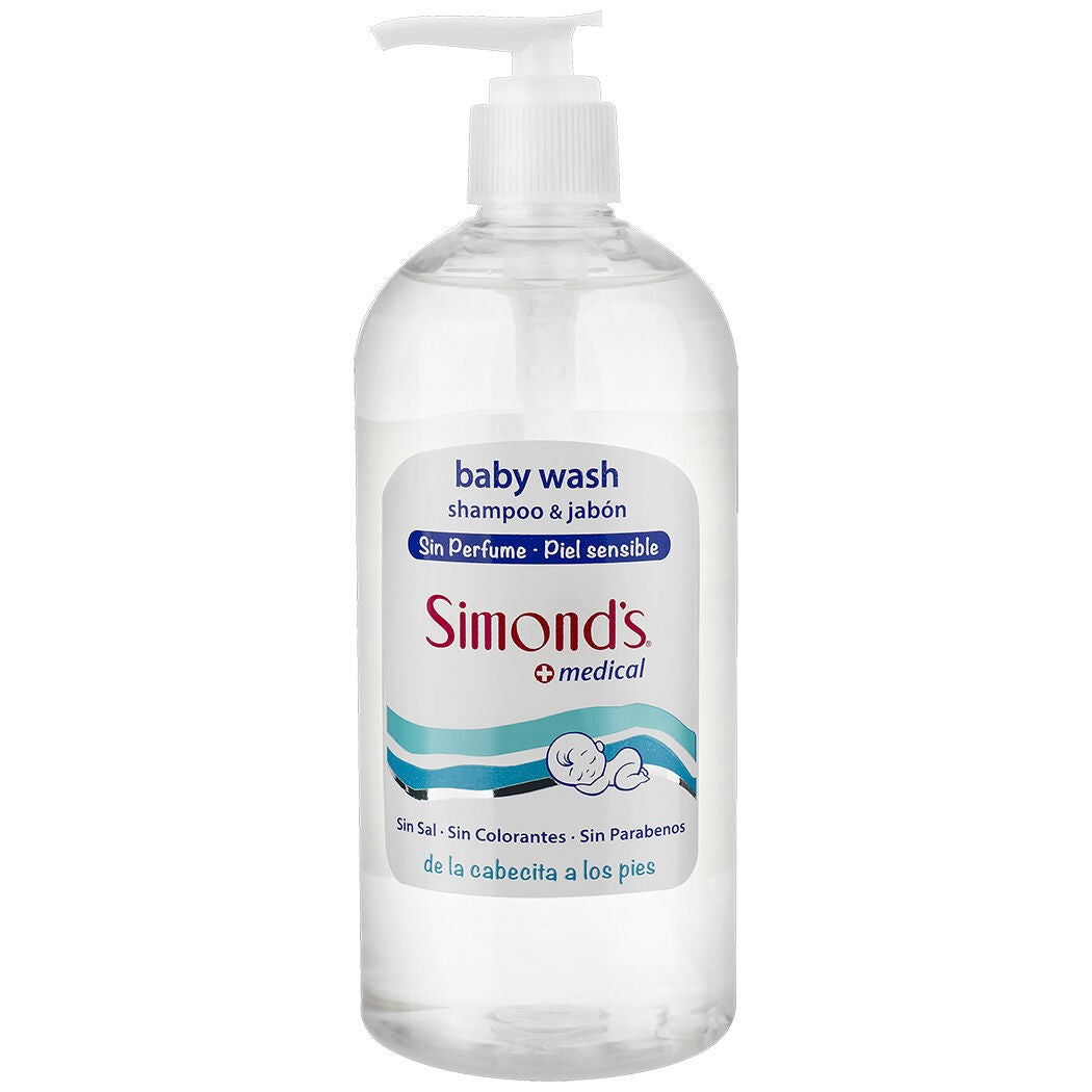 Simonds Baby Wash Jabon Y Sh R/Nacido x 500 ml