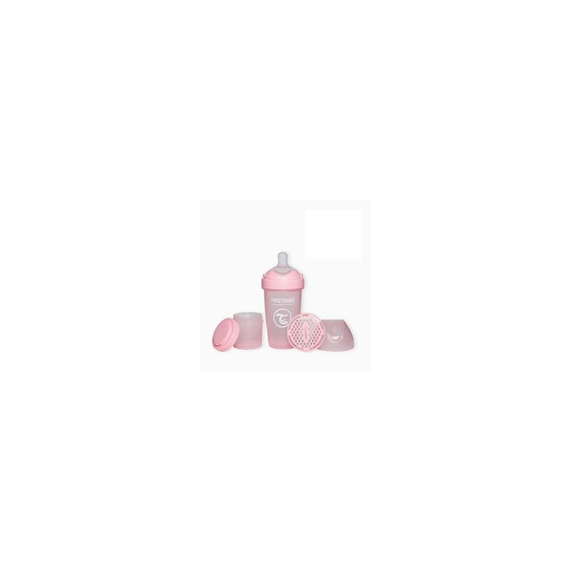 Mamadera Twistshake Double Pro x 180 ml Rosado