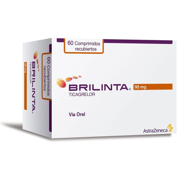 Brilinta Comprimidos 90 mg x 60 (Ticagrelor)