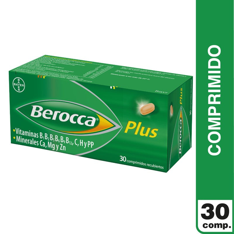 Berocca Plus Comprimidos x 30 (Vit/Min)
