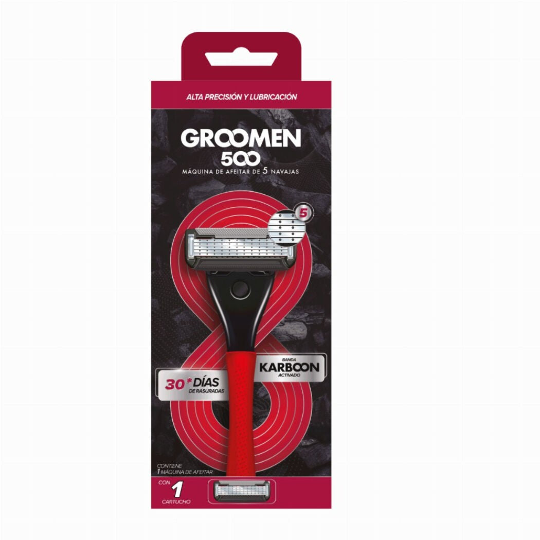 Groomen 500 Maquina Afeitar + 1 Cartucho (Depilacion Afeitado Y Maquinas)