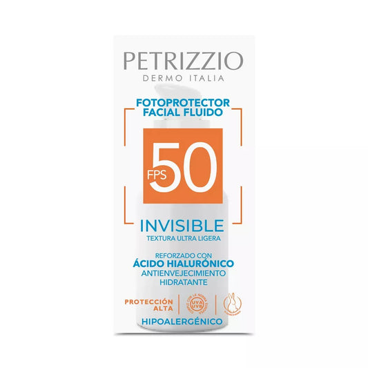 Protector Solar Rostro Invisible Fps 50 Petrizzio. (Proteccion Solar)