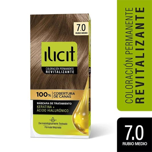 Ilicit 7/1 Rubio Medio Ceniza x 45 Gr (Coloracion)