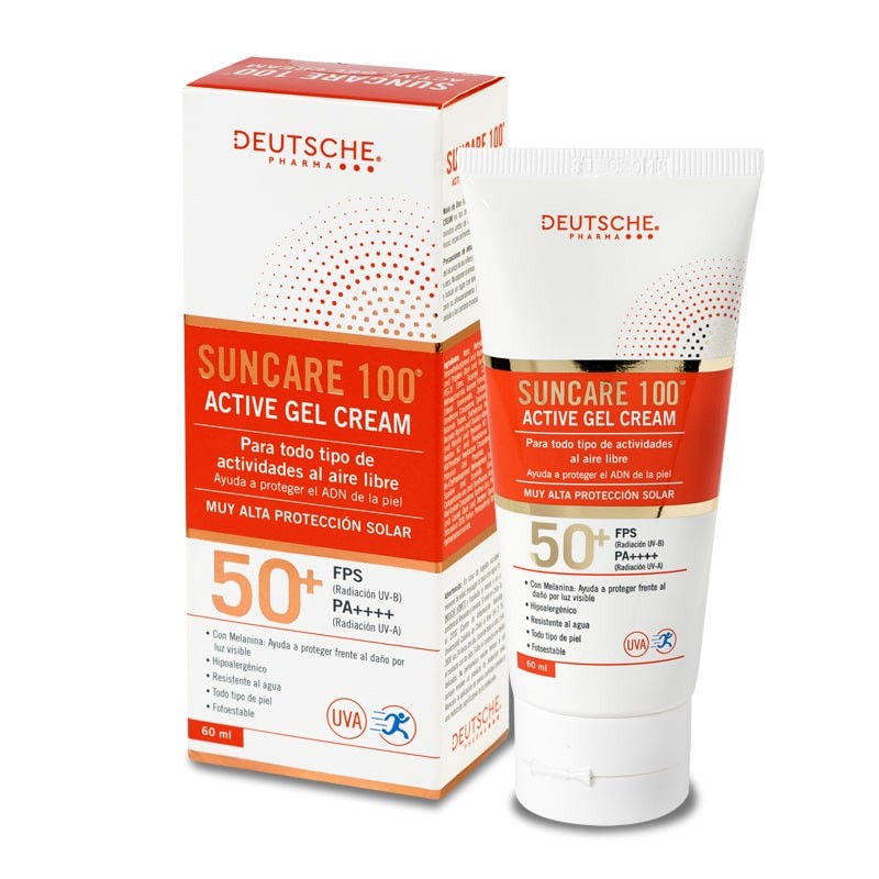 Suncare 100 Gel Cream Fps 50+ x 60 ml Active (Proteccion Solar)