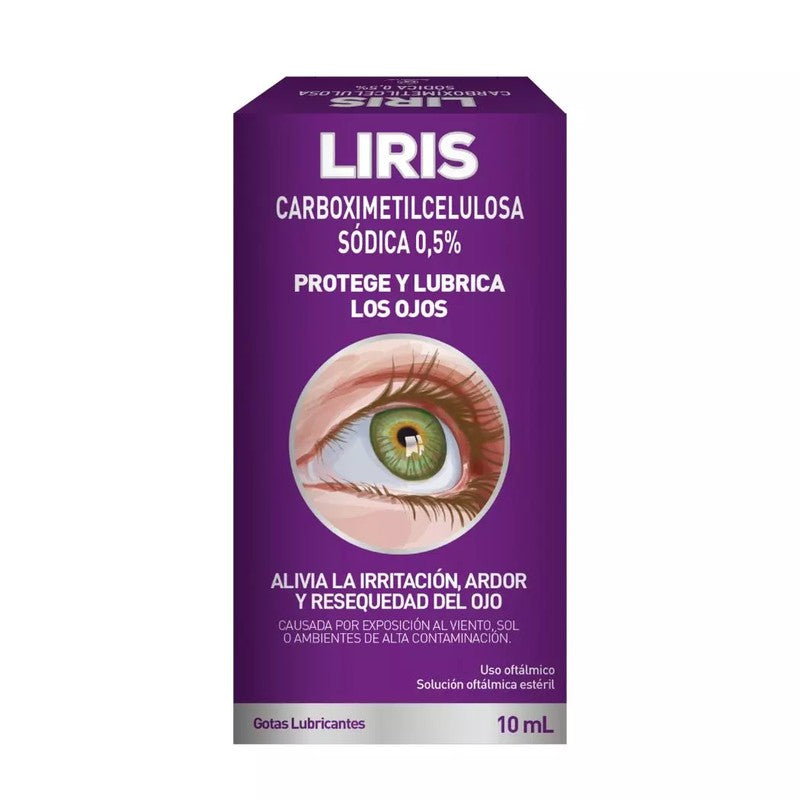 Liris Solucion Oftalmica x 10 ml (Carboximetil Celulosa)