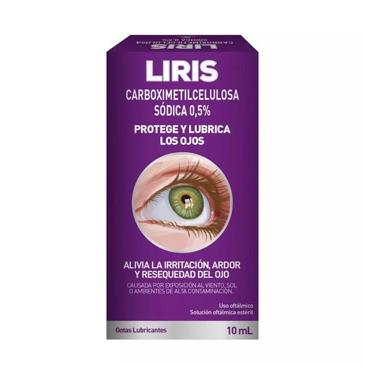 Liris Solucion Oftalmica x 10 ml (Carboximetil Celulosa)