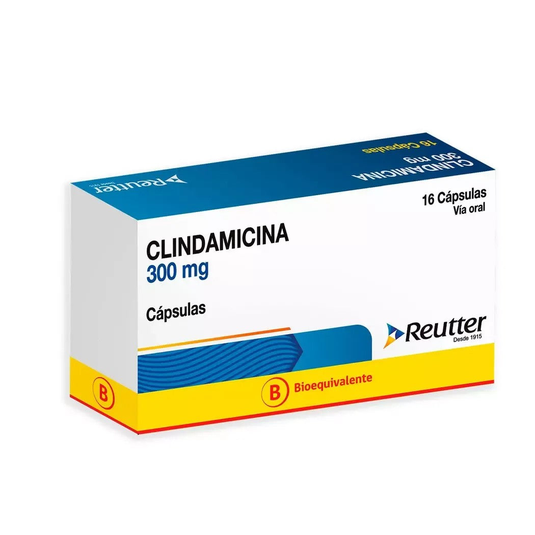 Clindamicina Cap 300 mg x 16 Reutter