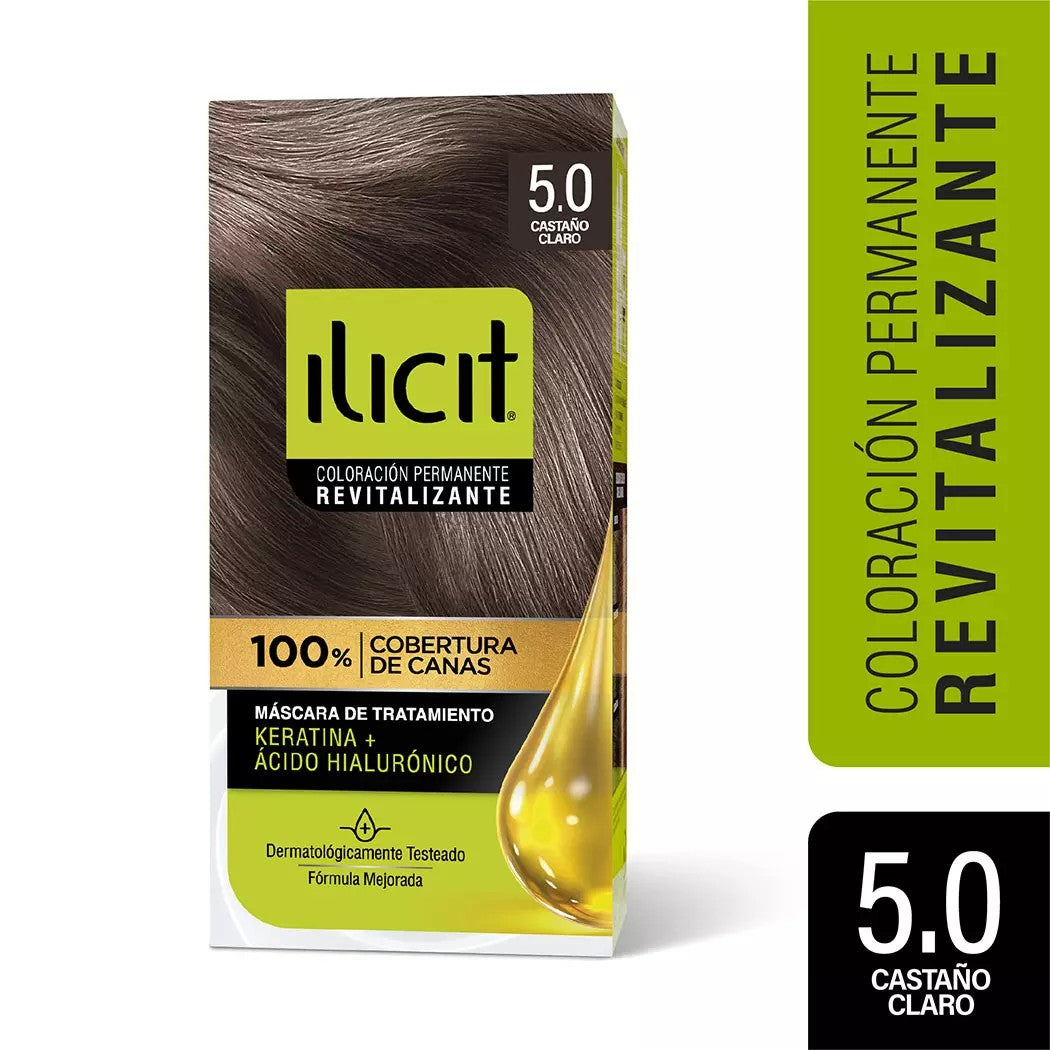 Ilicit Sin Amoniaco 5/0 Castaño Claro x 60 Gr (Coloracion)