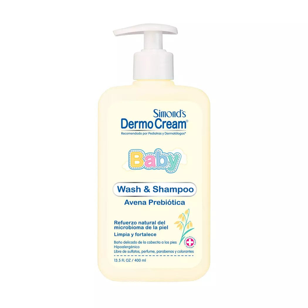 Simons Dermocream Baby Wash&Shavena Prebiot 400 ml