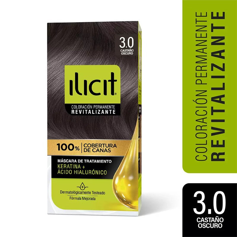 Ilicit 3/0 Castaño Oscuro x 45 Gr (Coloracion)