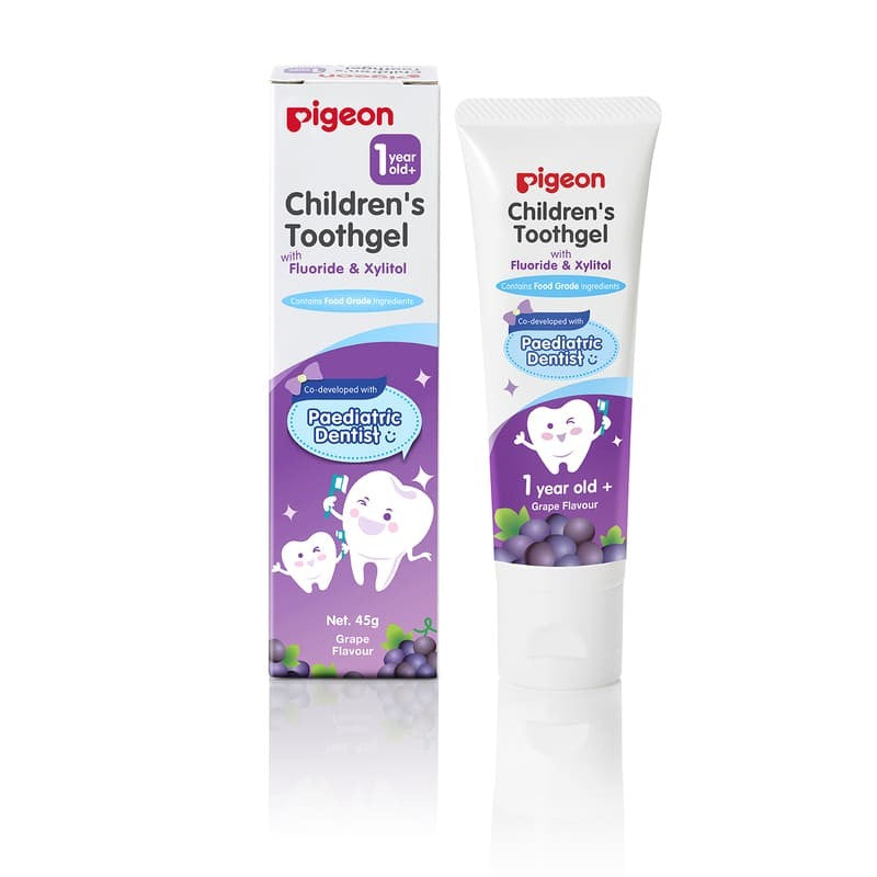 Pigeon Pasta Dental Para Ninos Sabor A Uva x 45 Gr