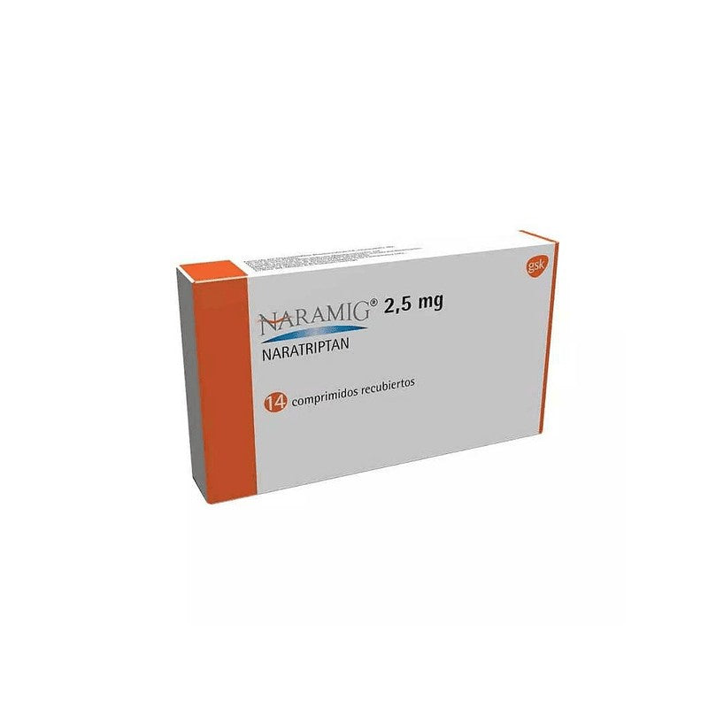 Naramig Comprimidos 2,5 mg x 14 (Naratriptan)