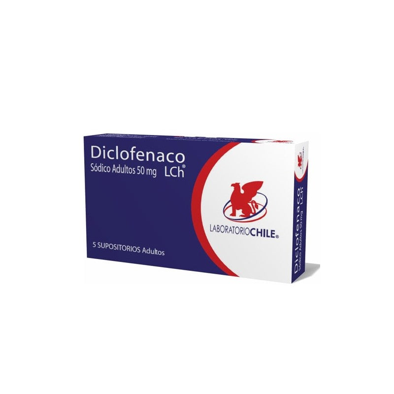 Diclofenaco Adl Supositorios 50 mg x 5 Chile