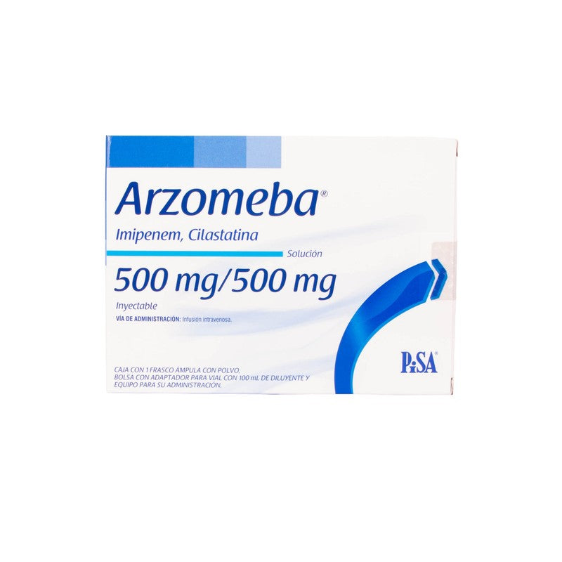 Imipenem Cilastatina Arzomeba 500/500 mg Polvo Inyectable 1 Unidades