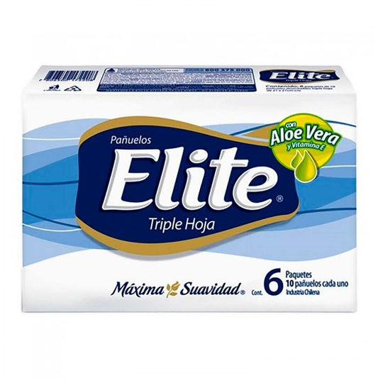 Elite Pañuelos Superm Aloe Vera Pack X6