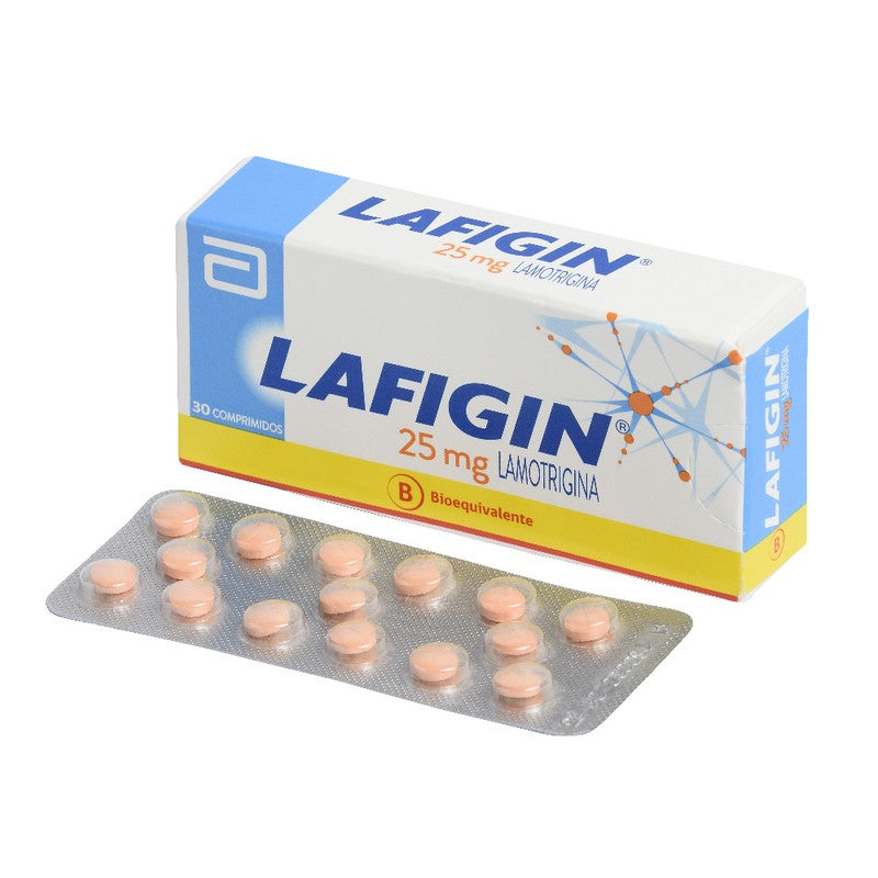 Lafigin Comprimidos 25 mg x 30 (Lamotrigina)