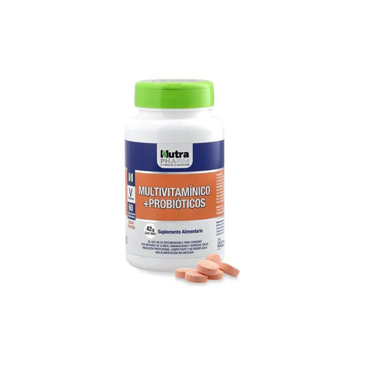 Multivitaminico + Probio Premi Comprimidos x 60 Nutrapharm (Vitaminas Y Suplementos)