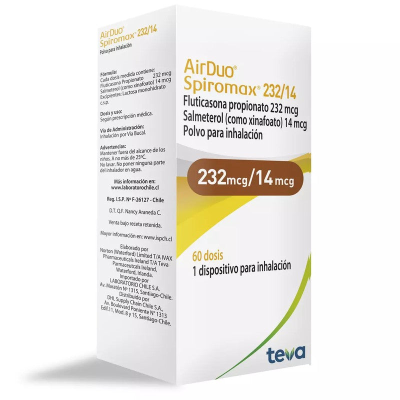 Airduo 113/14 x 60 Dss (Fluticasona/Salmeterol)