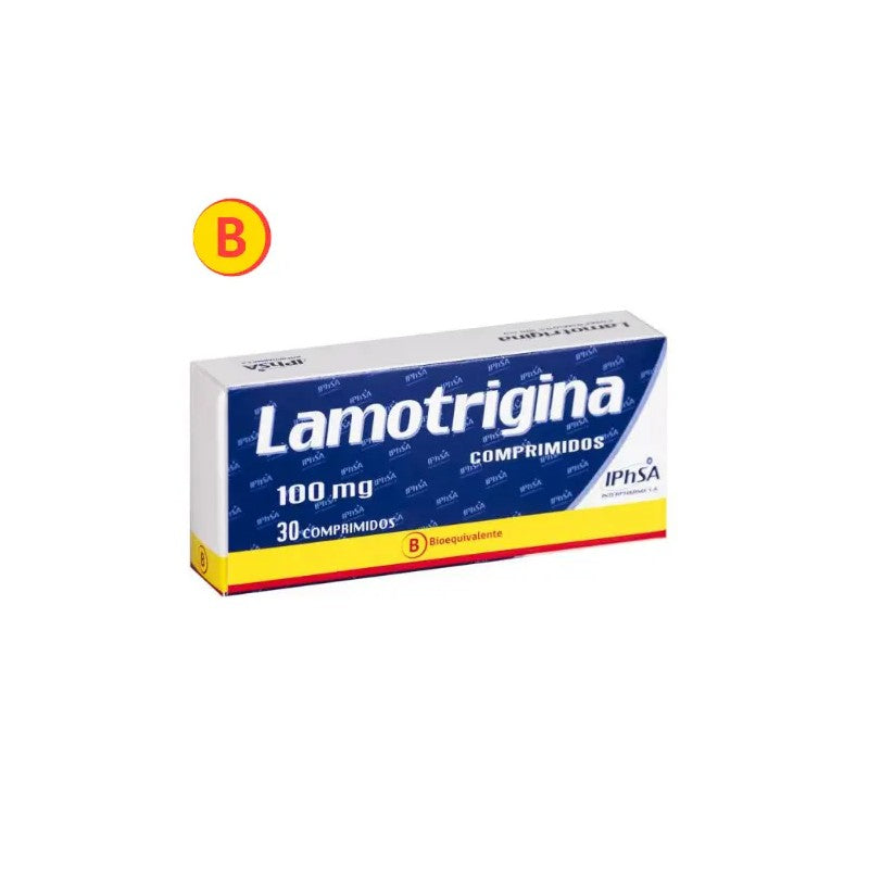 Lamotrigina Comprimidos 100 mg x 30 Iphsa