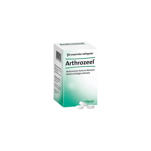 Arthrozeel Comprimidos x 50 Heel (Cartilago D4 / Funiculus Umbilicalis D4 / Embryo D4 / Placenta D4 / Rhux Toxicodentron D2)