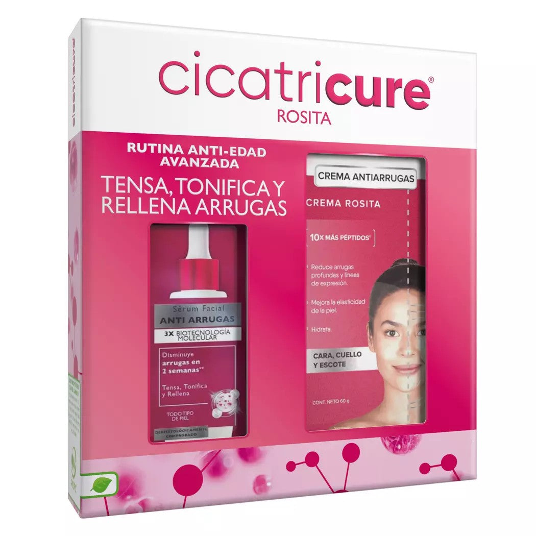 Cicatricure Serum Antiarrugas x 30 ml + Crema Antiarruga x 30 Gr