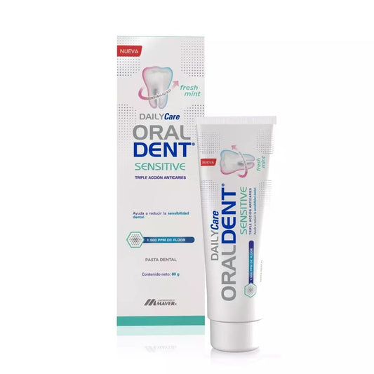 Oraldent Pasta Sensitive 80 Gr (Crema Dental Adulto)