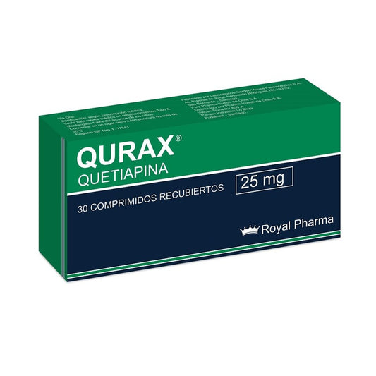 Qurax Comprimidos 25 mg x 30 (Quetiapina)