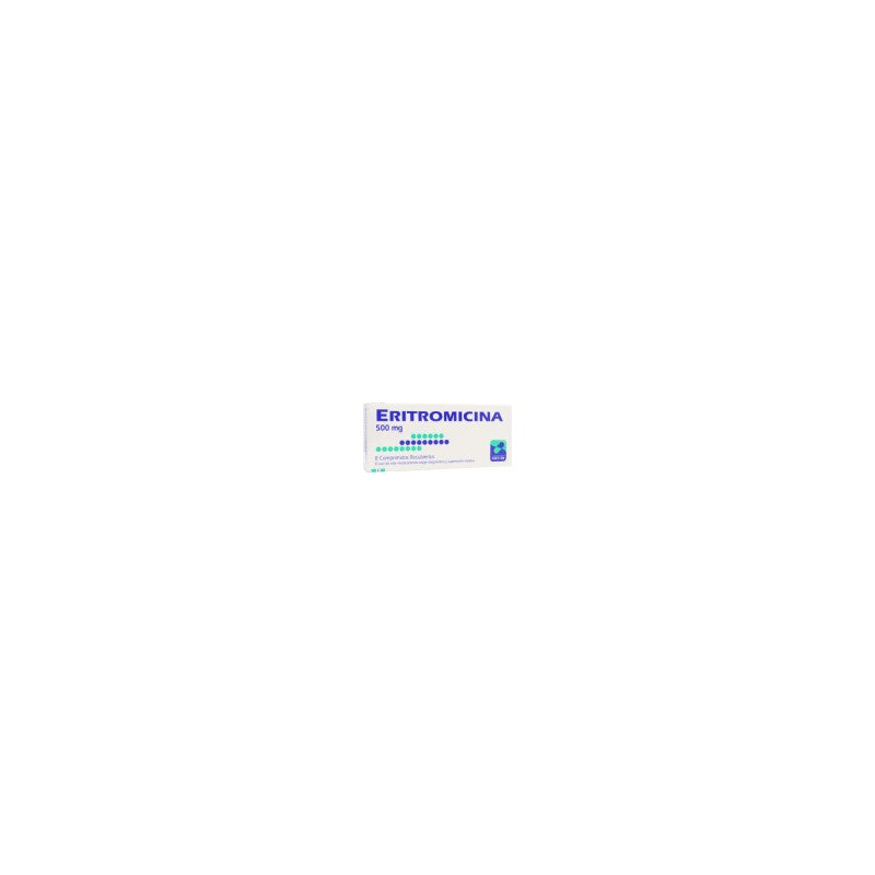 Eritromicina Comprimidos 500 mg x 8 Mint