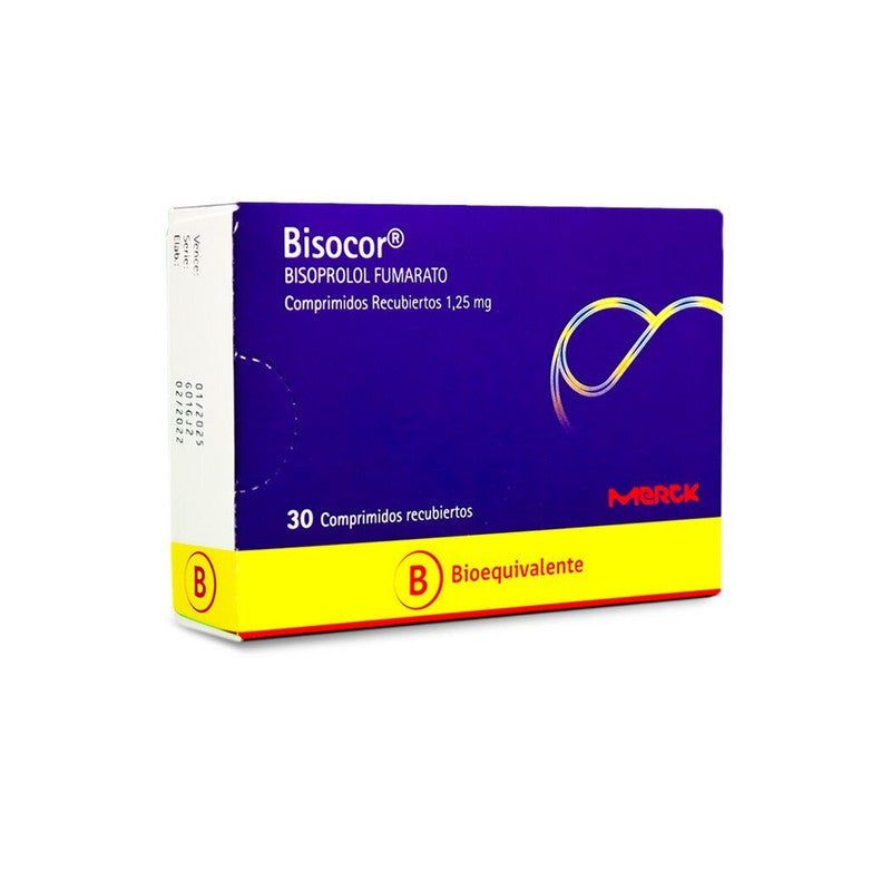 Bisocor Comprimidos Rec 5 mg x 30 (Bisoprolol)