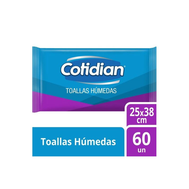 Cotidian Toa Hum Ext Gd x 60 (Toallas Humedas)