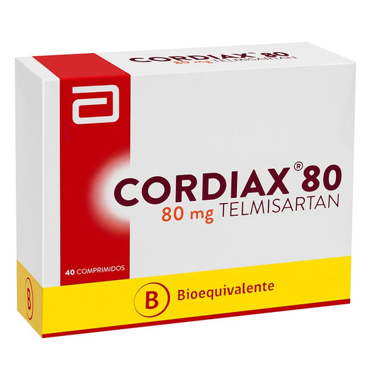 Cordiax Comprimidos 80 mg x 40 (Telmisartan)
