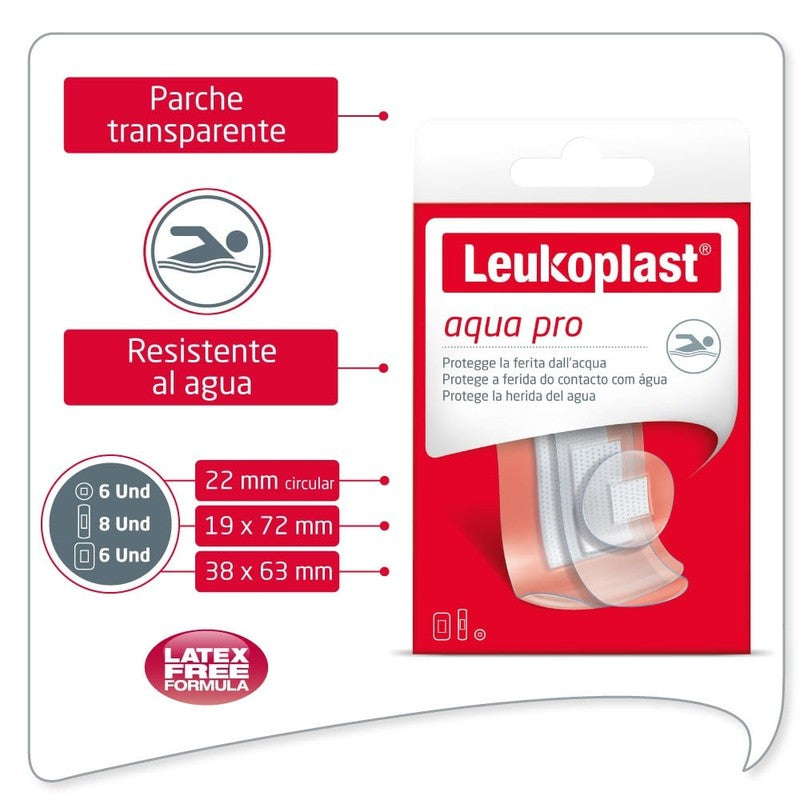 Parche Leukoplast Rest Agua 19-72 Mm x 100 Unidades