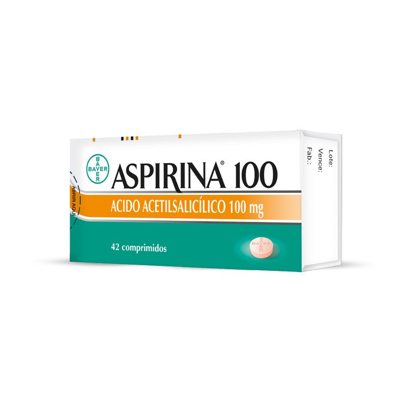 Aspirina Inf Comprimidos 100 mg x 42 (Acido Acetilsalicilico)