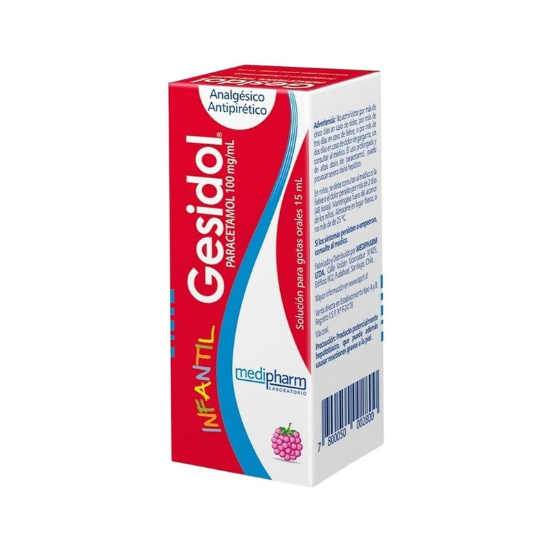 Gesidol Gotas x 15 ml (Paracetamol)