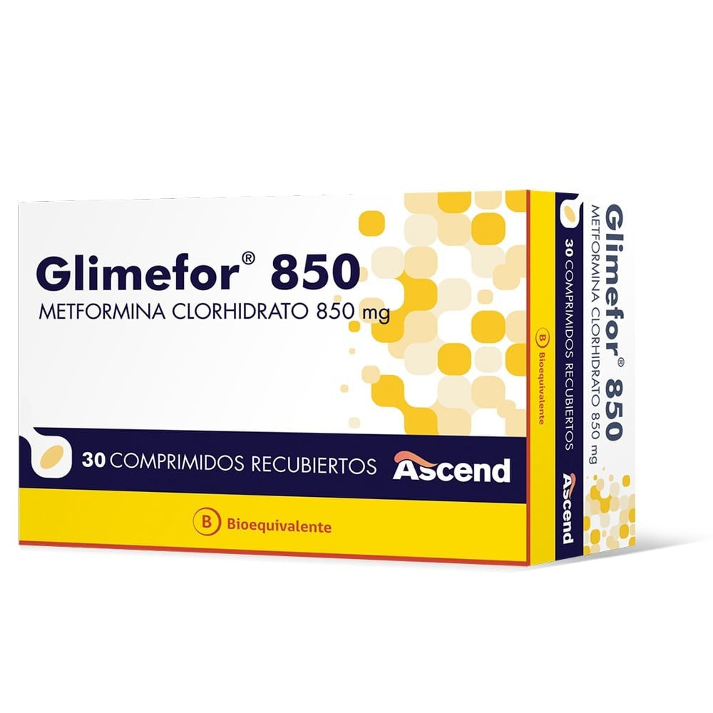 Glimefor Comprimidos 850mg x 30 (Metformina)