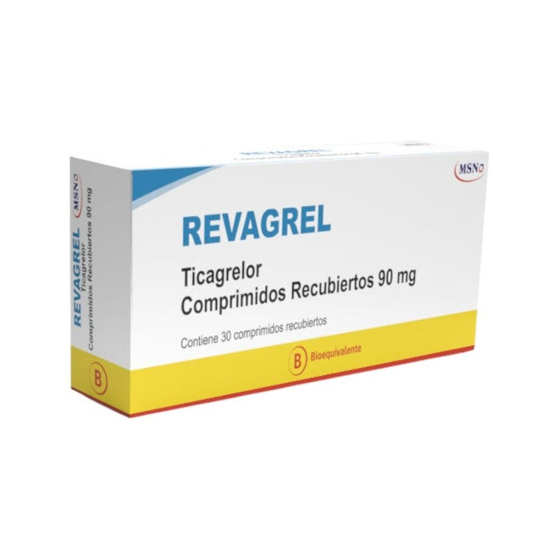 Revagrel Comprimidos 90 mg x 60 (Tecagrelor)