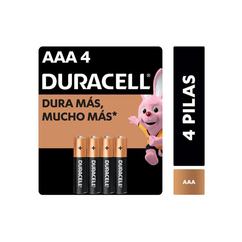 Duracell Pila Aaa x 4 Unidades (Pilas Y Linternas)