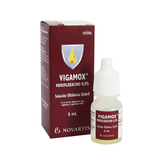 Vigamox Solución Oftálmica 0,5% x 5 ml (Moxifloxacino)
