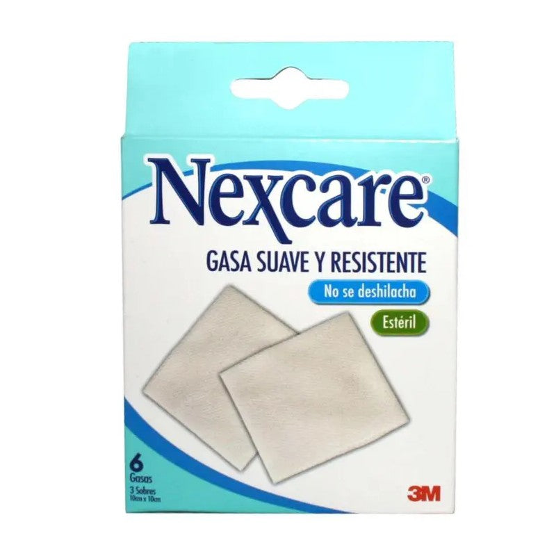 Gasa Nexcare 10 x 10 x 6 (Primeros Auxilio)