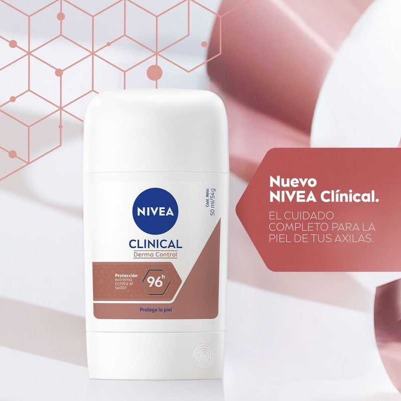 Nivea Desodorante Clinical Barra Mujer 96H x 54 Gr