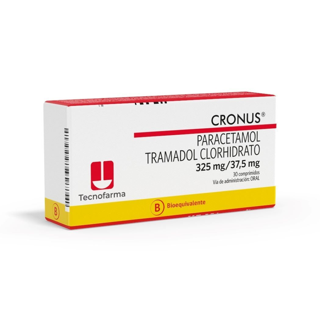 Cronus Comprimidos x 30 (Tramadol+Paracetamol)