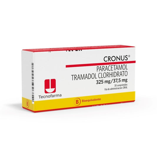 Cronus Comprimidos x 30 (Tramadol+Paracetamol)