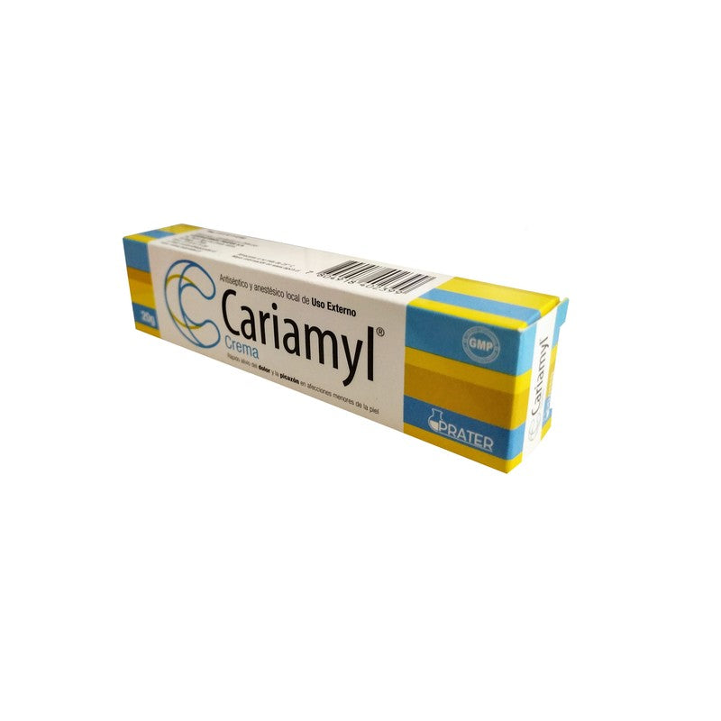 Cariamyl Crema x 20 Gr (Mentol/Alcanfor/Triclosán/Benzocaína)