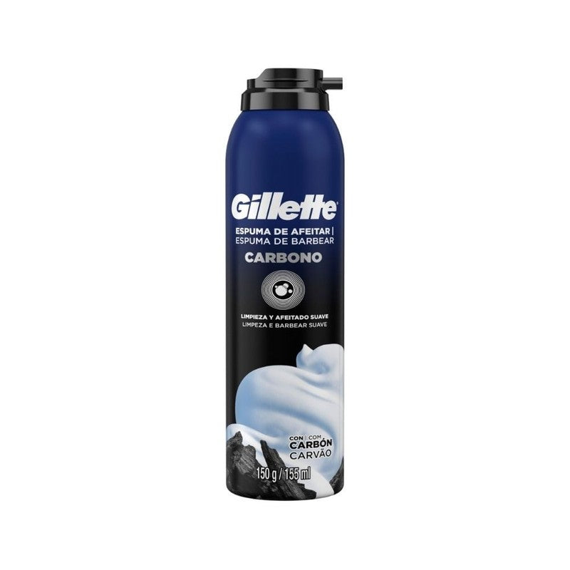 Gillete Espuma De Afeitar Carbono x 150 Gr