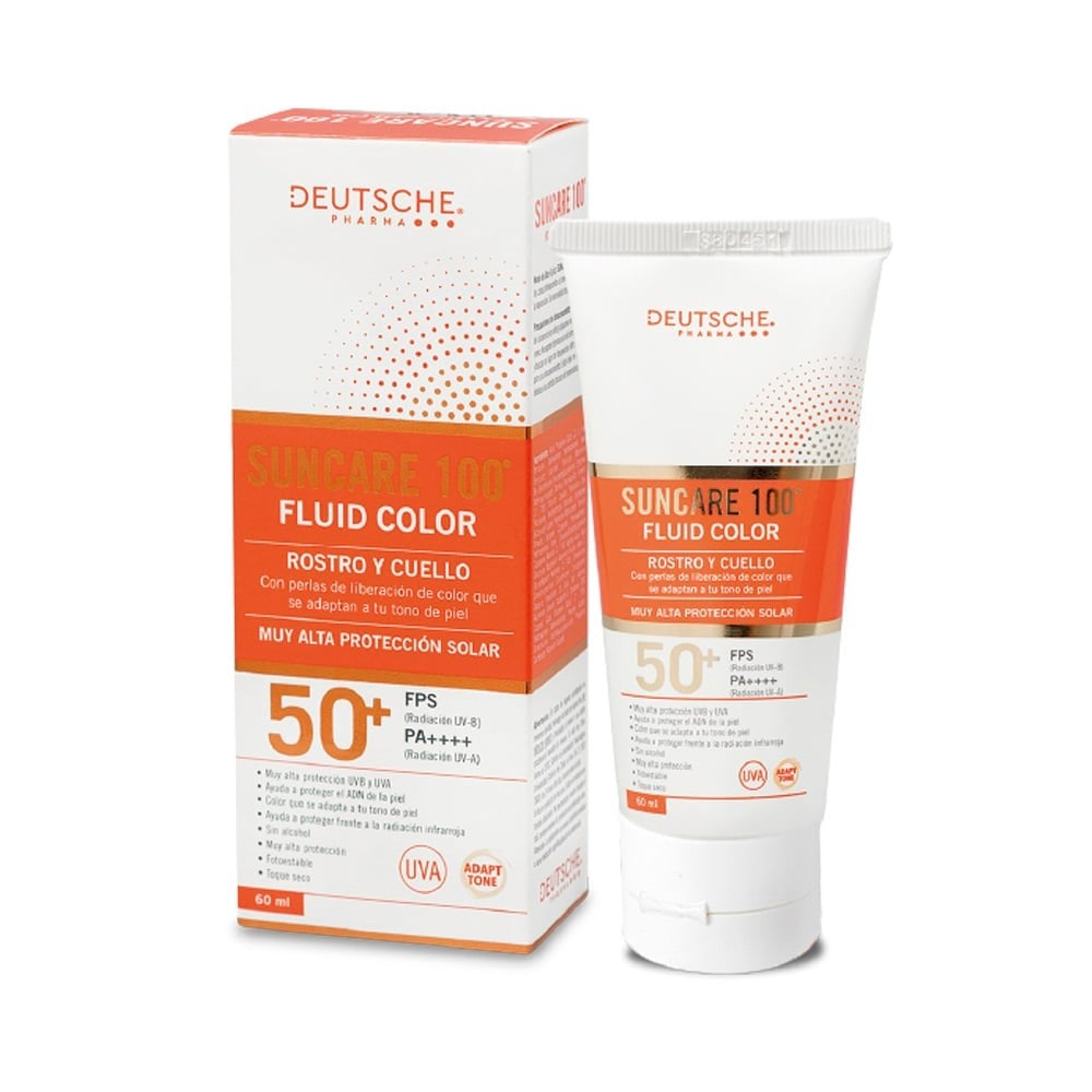 Suncare 100 Fluid Color Fps 50+ x 60 ml (Proteccion Solar)